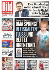 :  Bild am Sonntag vom 09 Januar 2022