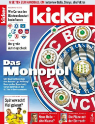 : Kicker Sportmagazin No 04 vom 10  Januar 2022
