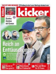 :  Kicker Sportmagazin No 05 vom 13 Januar 2022