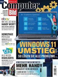 : Computer Bild Magazin No 02 vom 14  Januar 2022
