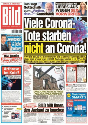 : Bild Zeitung vom 18 Januar 2022