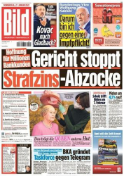 : Bild Zeitung vom 27. Januar 2022