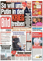 :  Bild Zeitung vom 14 Februar 2022