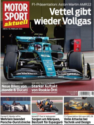 : Motorsport aktuell Magazin No 10 vom 16  Februar 2022
