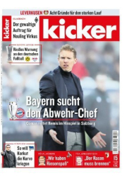 :  Kicker Sportmagazin No 15 vom 17 Februar 2022