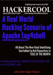 : Hackercool - Edition 5, Issue 1, January 2022