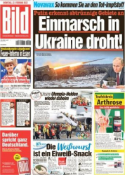 : Bild Zeitung vom 22 Februar 2022