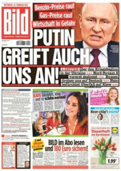 :  Bild Zeitung vom 23 Februar 2022