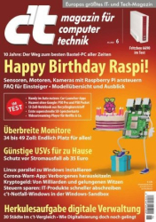 :  ct Magazin für Computertechnik No 06 vom 26 Februar 2022