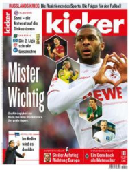 :  Kicker Sportmagazin No 18 vom 28 Februar 2022