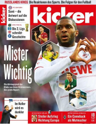 : Kicker Sportmagazin No 18 vom 28  Februar 2022
