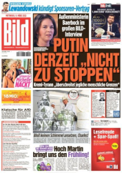 : Bild Zeitung vom 09 März 2022