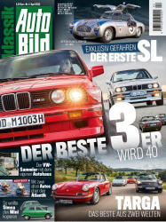 : Auto Bild Klassik Magazin No 04 April 2022

Genre: Magazine
Sprache/n: Deutsch
Format: Pdf
Seiten: 180
Größe: 123 Mb
Hostet by: Turbobit net, ddownload com, NitroFlare com

Mercedes 300 Sl Baujahr 1952 u v m 
