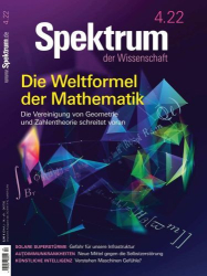: Spektrum der Wissenschaft Magazin No 04 2022
