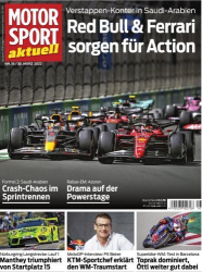 : Motorsport aktuell Magazin No 16 vom 30  März 2022
