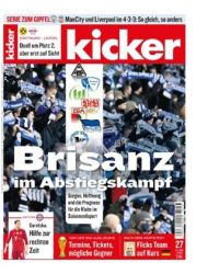 :  Kicker Sportmagazin No 27 vom 31 März 2022