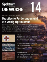 : Spektrum der Wissenschaft Die Woche No 14 vom 08  April 2022
