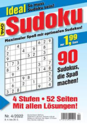 : Ideal Sudoku - Nr 4 2022