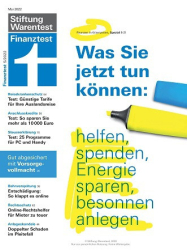 : Stiftung Warentest Finanztest Magazin Nr 05 Mai 2022