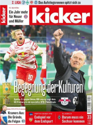 : Kicker Sportmagazin No 33 vom 21  April 2022
