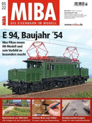 : Miba Magazin Die Eisenbahn im Modell Mai No 05 2022
