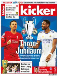 :  Kicker Sportmagazin No 42 vom 23 Mai 2022