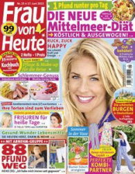 :  Frau von heute Magazin No 25 vom 17 Juni 2022