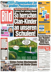 : Bild Zeitung vom 25 Juni 2022