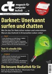 : c't Magazin für Computertechnik Nr 14 vom 18 Juni 2022