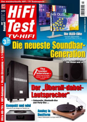 : Hifi-Test Tv Hifi Magazin Juli-August No 04 2022
