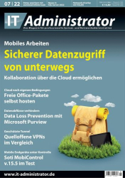 : It-Administrator Magazin Juli No 07 2022
