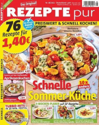 :  Rezepte pur Magazin August No 08 2022