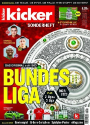 :  Kicker Magazin Sonderheft Bundesliga 2022,23