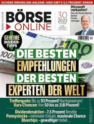 :  Börse Online Magazin  No 30 vom 28 Juli 2022