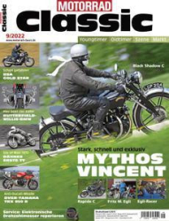 :  Motorrad Classic Magazin September No 09 2022