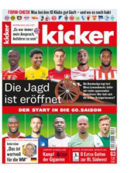 :  Kicker Sportmagazin No 63 vom 04 August 2022