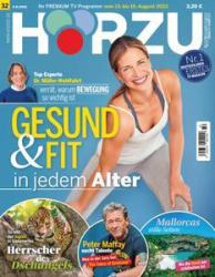 :  Hörzu Fernsehzeitschrift No 32 vom 13-19 August 2022