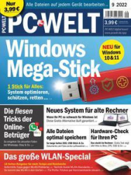 :  PC Welt Magazin September No 09 2022