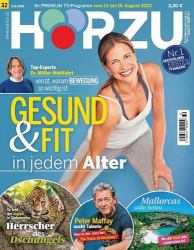 : Hörzu Fernsehzeitschrift No 32 vom 05  August 2022
