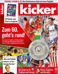 : Kicker Sportmagazin No 64 vom 08  August 2022
