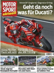 : Motorsport aktuell No 35 vom 10  August 2022
