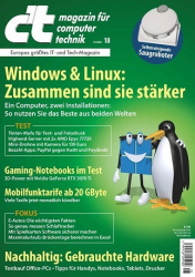 : ct Magazin für Computertechnik No 18 vom 13 August 2022