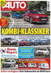 :  Auto Strassenverkehr Magazin No 19 vom 17 August 2022