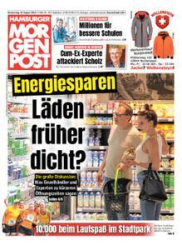 :  Hamburger Morgenpost vom 18 August 2022