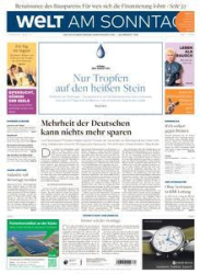 :  Welt am Sonntag vom 21 August 2022