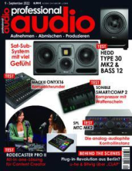 :  Professional Audio Magazin September No 09 2022