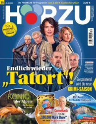 :  Hörzu Fernsehzeitschrift No 35 vom 03-09 September 2022