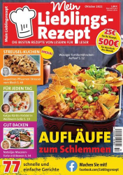 : Mein Lieblingsrezept Magazin No 10 Oktober 2022
