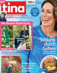 : Tina Frauenzeitschrift No 36 vom 31  August 2022
