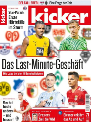 : Kicker Sportmagazin No 71 vom 01  September 2022
